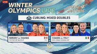 Live: Milano Cortina 2026 | Mixed Doubles Curling | Day -1