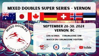 Thornborough/Larence vs. Kaldvee/Lill - Draw 1 - Mixed Doubles Super Series - Vernon [2]