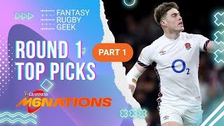 Fantasy Six Nations 2026 Round 1 Top Picks - Part 1