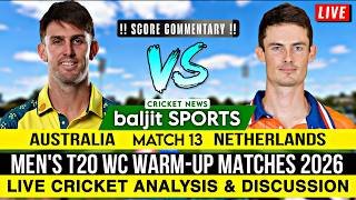🔴 Live | Australia vs Netherlands Live | AUS vs NED | Score Commentary