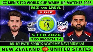 New Zealand vs United States | NZ vs USA | 14th T20 Match of T20 WC Warm up Matches 2026 | USA vs NZ
