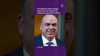 What led to superyacht sinking?