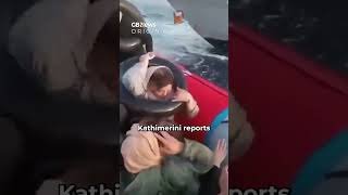 Greece's Coast Guard has been accused of repeatedly 'ramming' a dinghy full of migrants