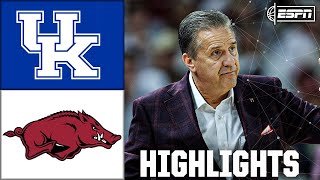 Kentucky Wildcats vs. Arkansas Razorbacks | Full Game Highlights | ESPN College Basketball