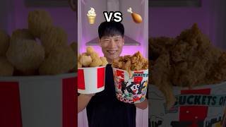 FAKE Ice Cream Chicken 🍦 vs REAL Kentucky Fried Chicken 🍗