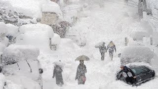 Chaos in Japan! 5 Meters of Super Snow Storm Causing 35 Death, Buries Homes in Aomori