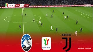 ATALANTA vs JUVENTUS Live | Coppa Italia 2026 | 05 February | Simulation PES 2021 Gameplay
