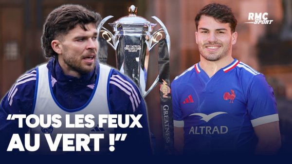 XV de France : Jalibert ? "Tous les feux sont au vert pour lui" estime Dupont 