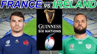 FRANCE vs IRELAND Six Nations 2026 Live Commentary