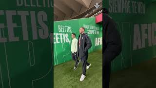 ¡ÁLVARO FIDALGO y su primera vez en LA CARTUJA! 🤩🏟 #shorts #realbetis