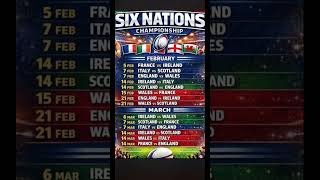 🏉 Six Nations Championship Fixtures Revealed – February & March Set for Absolute Rugby Chaos