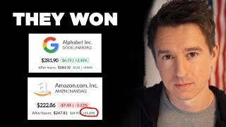 Amazon and Google Surge Higher After Earnings