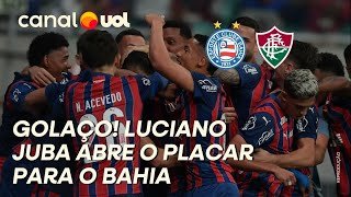 GOLAÇO DE LUCIANO JUBA! LATERAL DO BAHIA DOMINA COM ESTILO, DRIBLA E MARCA PARA O TRICOLOR DE AÇO