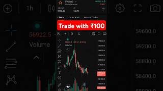 Trade with Rs. 100 @deltaexchange || #trader #trading #bitcoin #cryptocurrency #deltaexchange