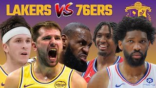 Lakers vs 76ers LIVE Play By Play & Reaction!