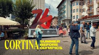 Cortina d’Ampezzo Summer Before 2026 Winter Olympics, Walking Tour 4K 60FPS
