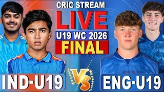 🔴India vs England Live Match Today, Cricket Live Score & Commentary, ICC U19 World Cup 2026, IND BAT