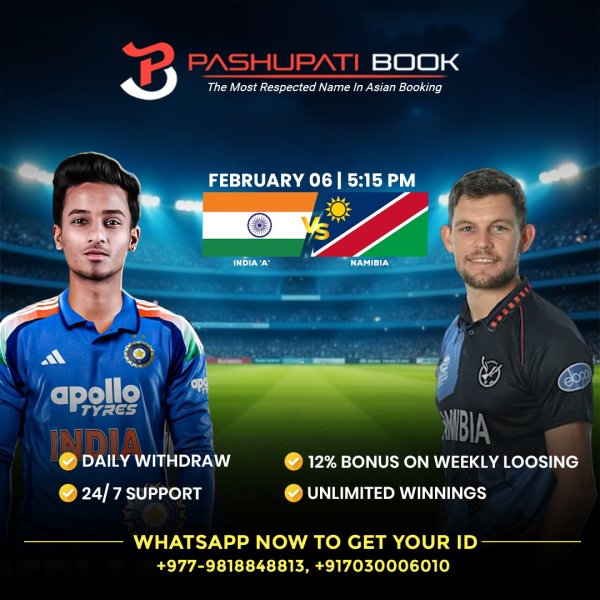 🏏 India ‘A’ vs Namibia

🔥 International Cricket Encounter...