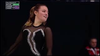 Kristen Spours - 2019 Junior World Figure Skating Championships- short program 