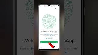 How to start WhatsApp | How to create WhatsApp account | WhatsApp login problem #shorts