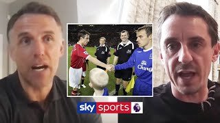 The Nevilles on competing against EACH OTHER! 😠 | Gary, Phil & Tracey Neville | Off Script