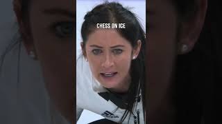 There's something so satisfying about a clever curling shot. 🥌 #Olympics #WinterSports #Curling