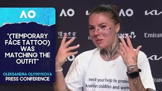 Oleksandra Oliynykova Press Conference | Australian Open 2026 First Round