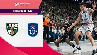 Watch Kaunas ERUPT Tonight | Zalgirs - Efes | BASKETBALL HIGHLIGHTS R14 2024-25
