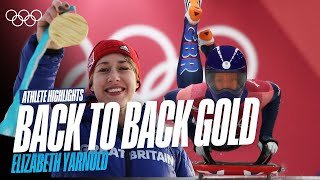 ⚡️ As Fast As Lightning 🇬🇧 Elizabeth Yarnold | Back-to-Back Olympic Gold 🥇 | Athlete Highlights