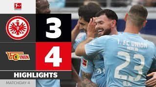 Dramatic Comeback Falls Short! | EINTRACHT FRANKFURT - UNION BERLIN | Highlights | MD 4 – Bundesliga