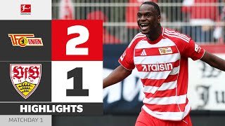 Ansah-BRACE Decides Match! | UNION BERLIN - VFB STUTTGART | Highlights | Matchday 1 – Bundesliga