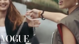 Gigi Hadid Is Vittoria Ceretti's Assistant for the Day