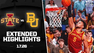 #3 Iowa State vs. Baylor Extended Highlights | 2025-26 Big 12 Men's Basketball