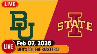 [LIVE] Baylor vs Iowa State 02/07/2026 | Men's College Basketball | NCAAM Today