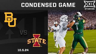 Baylor vs. Iowa State Condensed Game | Big 12 2024 Football