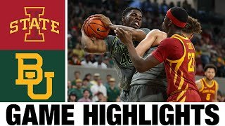 #3 Iowa State vs Baylor Highlights | Men's Basketball | College Basketball 2025