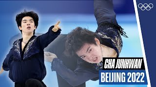 Cha Junhwan performs to 'Fate of clockmaker' at Beijing 2022 ⛸️ 🇰🇷