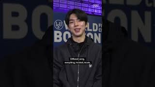 We asked figure skater Cha Junhwan to imagine his 'perfect world' and we loved his answers! 😍