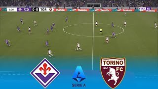 FIORENTINA vs TORINO Live | Serie A 2026 | 07 February 2026 | Simulation PES 2021 Gameplay