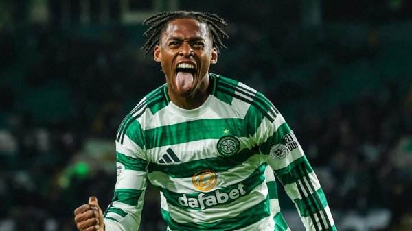 Junior Adamu sends a clear message to Celtic fans with a goal to save the match