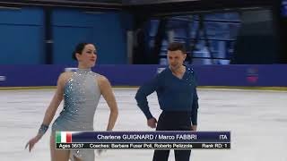 ギニャール/ファブリ GUIGNARD/FABBRI (ITA) FD - ゴールデンスピン2025