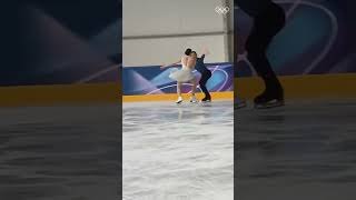 Charlène Guignard and Marco Fabbri are Competition Ready 🇮🇹⛸️ #MilanFigureSkating