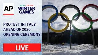 Winter Olympics 2026 LIVE: Protest in Italy ahead of opening ceremony