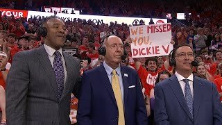 Dick Vitale gets STANDING OVATION in his return to the mic | ESPN College Basketball