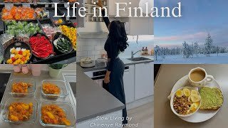 Days in my life in Finland | cozy winter days in -22 °C ❄️| home cooking | silent vlog 