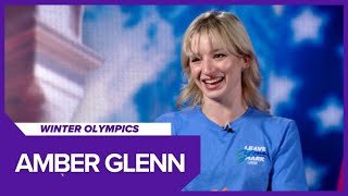 Amber Glenn opens up about Olympic dreams in figure skating, supporting LGBTQ+ community