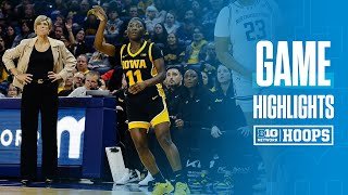 Iowa at Northwestern | HIGHLIGHTS | Big Ten Women's Basketball | 01/05/2026