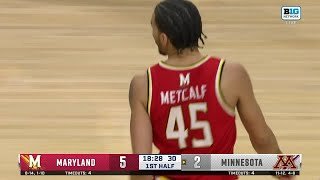 Collin Metcalf with the SLAM vs. Minnesota | Maryland Basketball