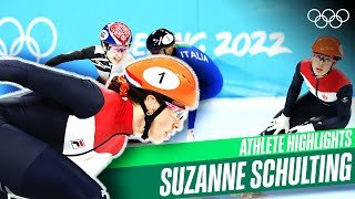 Suzanne Schulting left us speechless at Beijing 2022! 🥇