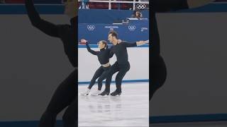 Laurence Fournier Beaudry & Guillaume Cizeron 🇫🇷 train on Olympic ice at #MilanFigureSkating